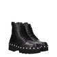 Furla Black Leather Ankle Boots