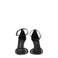 Furla Black Leather Stiletto Heels Sandals