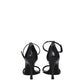 Furla Black Leather Stiletto Heels Sandals