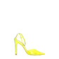 Stuart Weitzman Yellow Pvc Stiletto Heel Sandals