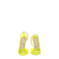 Stuart Weitzman Yellow Pvc Stiletto Heel Sandals