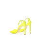 Stuart Weitzman Yellow Pvc Stiletto Heel Sandals