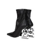 Dolce & Gabbana Black Leather Ankle Boots