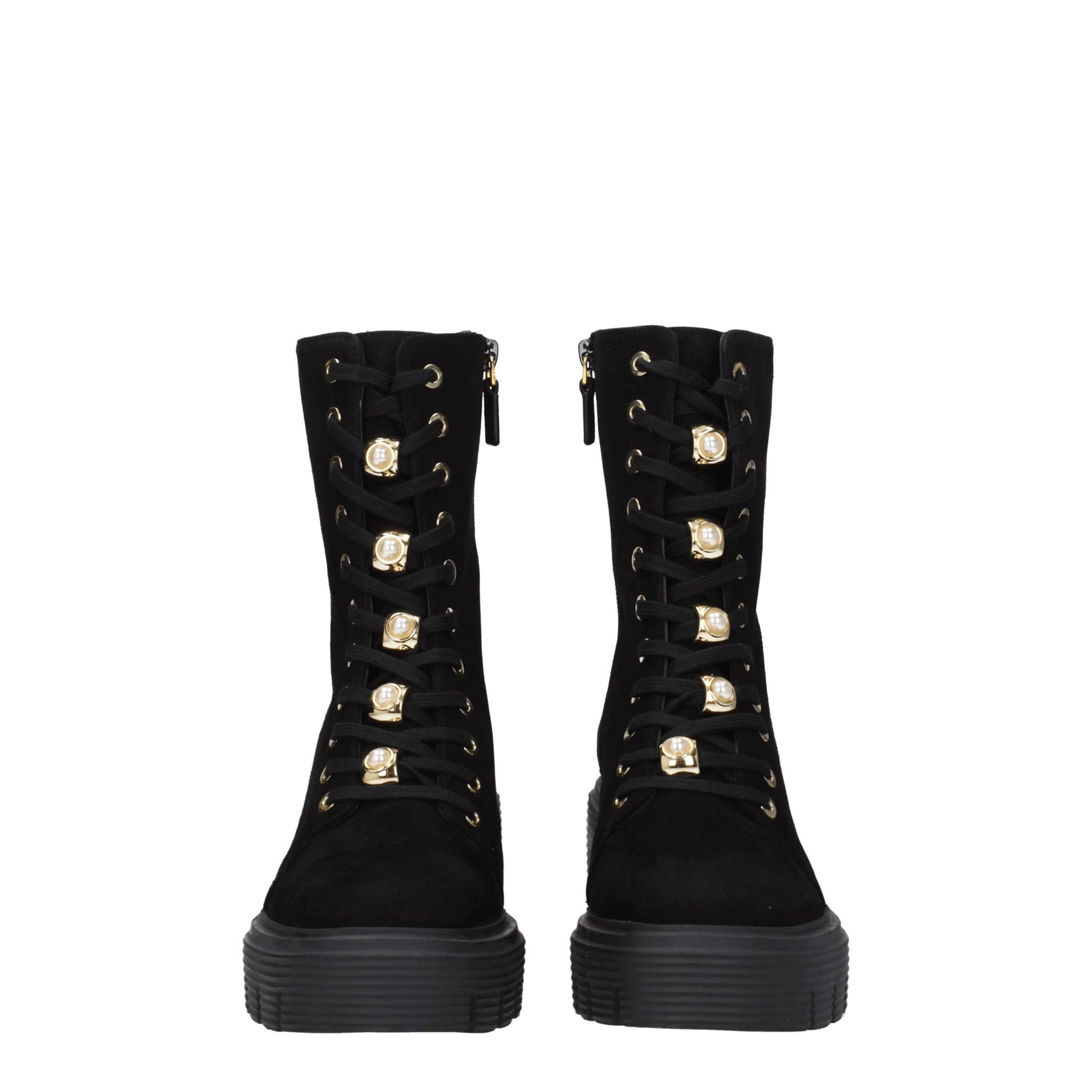 Stuart Weitzman Black Leather Ankle Boots