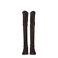 Stuart Weitzman Brown Leather Over The Knee