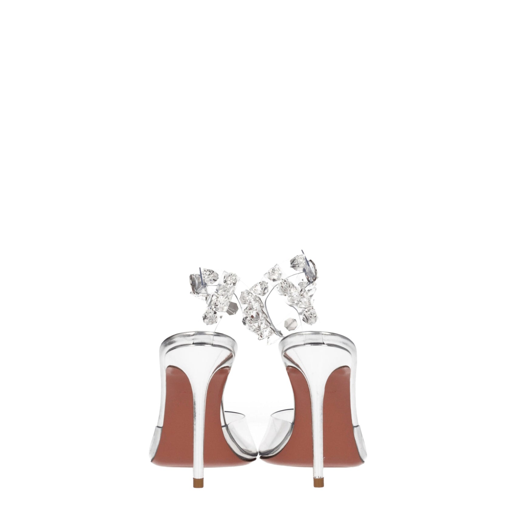 Amina Muaddi Transparent Pvc High Heel Pumps