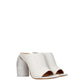 Off-White White Leather Platforms