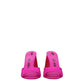 The Attico Pink Satin Platforms