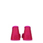 The Attico Pink Satin Platforms