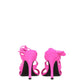 The Attico Pink Leather Stiletto Heels Sandals
