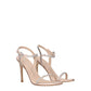 Stuart Weitzman Pink Satin Stiletto Heel Sandals