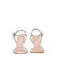 Stuart Weitzman Pink Satin Stiletto Heel Sandals