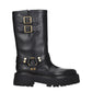 Celine Gold Leather Ankle Boots