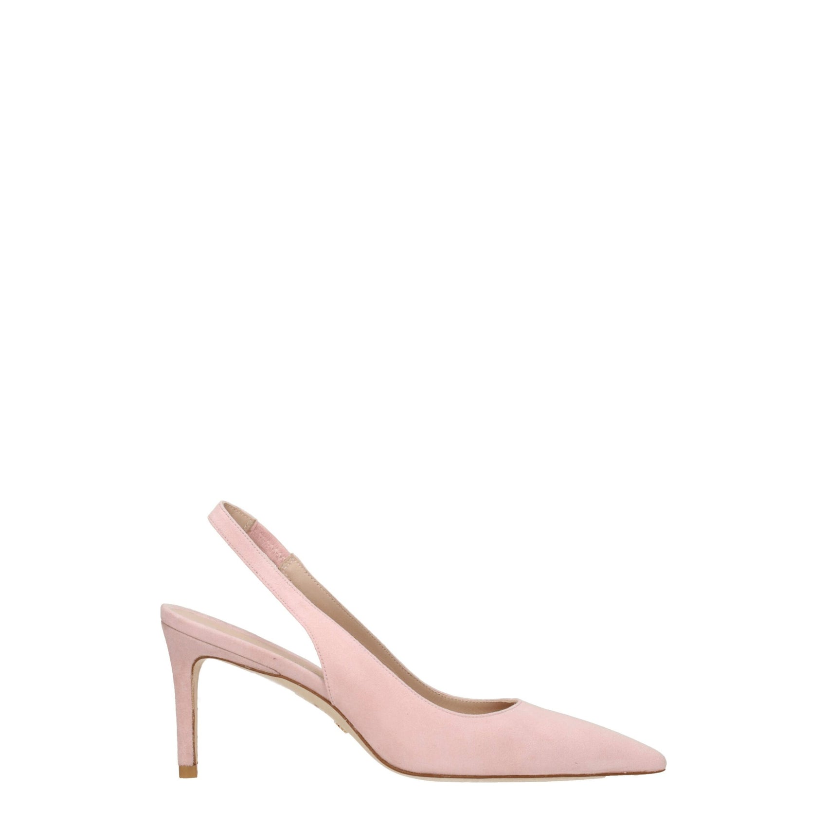 Stuart Weitzman Pink Leather Mid Heel Pumps