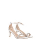 Stuart Weitzman White Leather Stiletto Heel Sandals