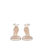 Stuart Weitzman White Leather Stiletto Heel Sandals