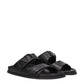 Valentino Garavani Black Leather Slippers