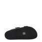 Valentino Garavani Black Leather Slippers