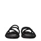 Isabel Marant Black Leather Flat Sandals