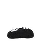 Palm Angels White Leather Slippers Sandals