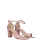 Stuart Weitzman Pink Leather Stiletto Heels Sandals