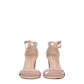 Stuart Weitzman Pink Leather Stiletto Heels Sandals