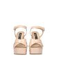 Sergio Rossi Pink Leather Platforms