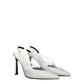 Sergio Rossi Green Satin High Heel Pumps