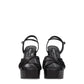 Sergio Rossi Black Leather Platforms