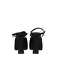 Karl Lagerfeld Black Fabric Platforms