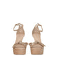 Stuart Weitzman Beige Leather Platforms