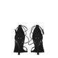 Dsquared² Black Satin Stiletto Heels Sandals