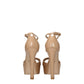 Stuart Weitzman Beige Leather Platforms