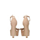 Stuart Weitzman Beige Leather Platforms
