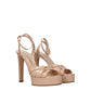 Casadei Pink Leather Platforms