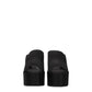 Paris Texas Black Satin Platforms