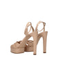 Casadei Pink Leather Platforms