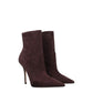 Casadei Brown Leather Ankle Boots