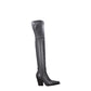Paris Texas Black Leather Over The Knee