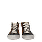 Golden Goose Brown Leather High Top Sneakers