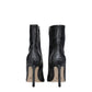 Paris Texas Gray Leather Ankle Boots