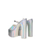 Valentino Garavani Gray Leather Platforms
