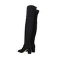 Valentino Garavani Black Fabric Over The Knee