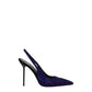 Paris Texas Black Leather High Heel Pumps