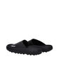 Ambush Black Cotton Slippers Sandals