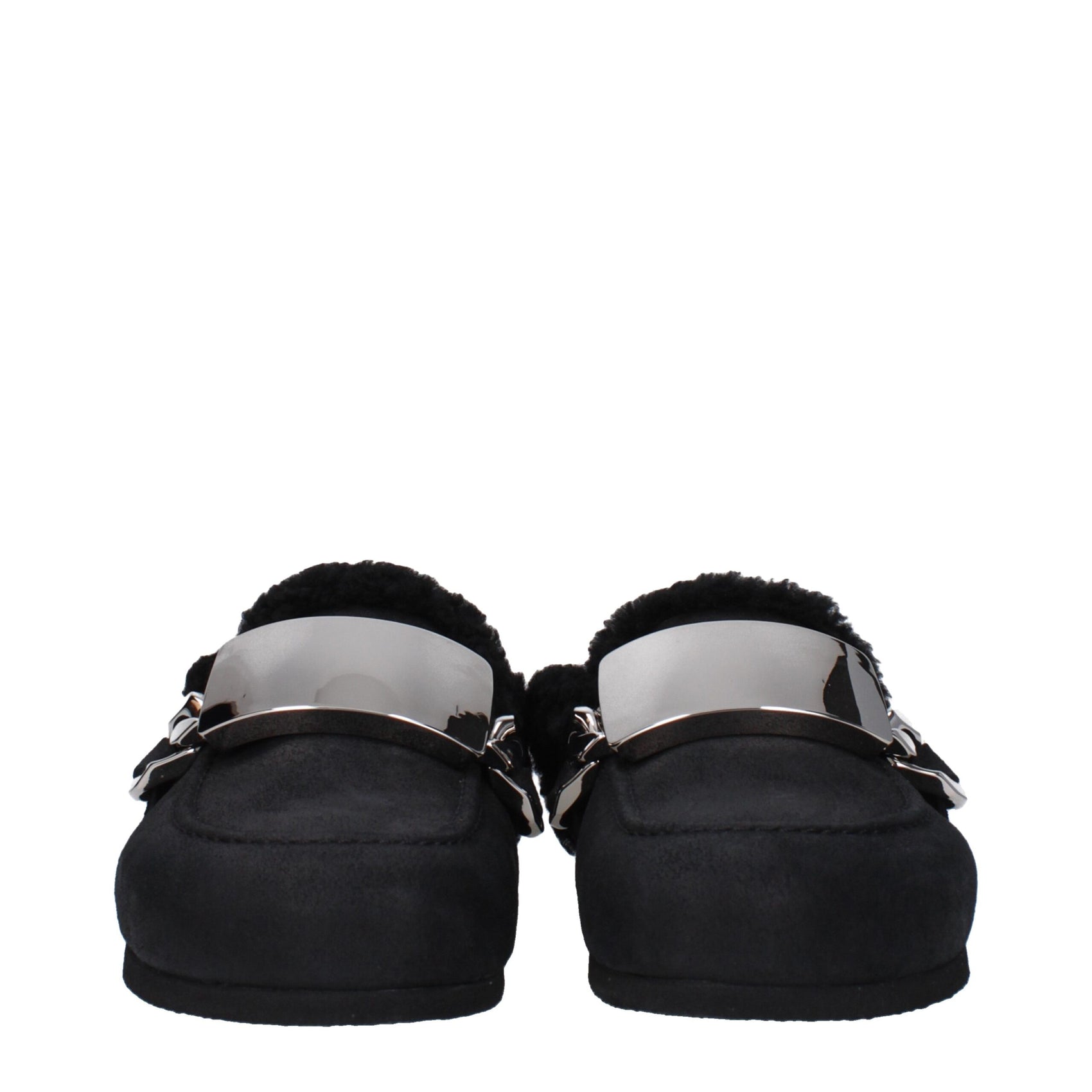Jw Anderson Black Leather Slippers