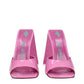 The Attico Pink Leather Platforms
