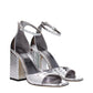 Paris Texas Gray Leather Platforms