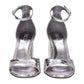 Paris Texas Gray Leather Platforms