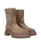 Stuart Weitzman Beige Leather Ankle Boots